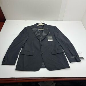Lauren Ralph Lauren UltraFlex Leary Classic Fit Tuxedo Jacket Black 38 Short NEW